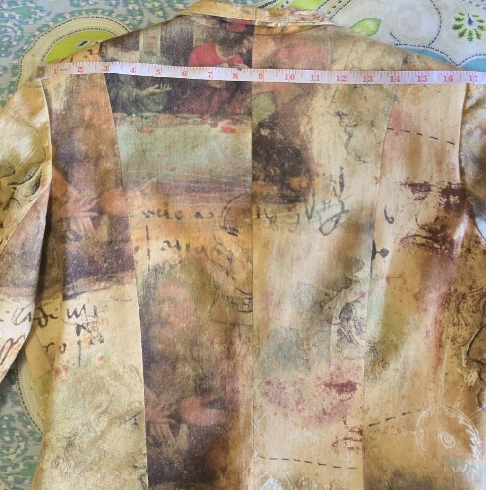 Vintage Walking Art Australia Abstract Blazer Jacket Medium - Picture 8 of 11